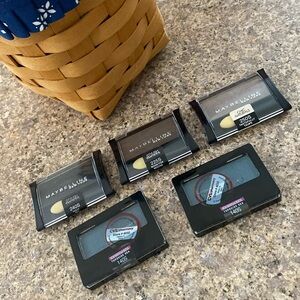 5 Maybelline Eye Shadows 250S, 240S, 225S, 140S Eye Shadow